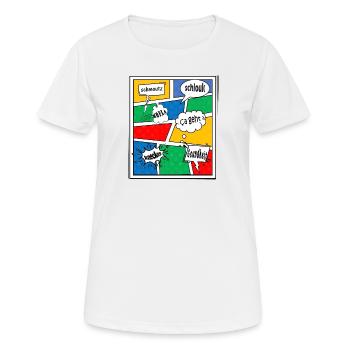 Alsace type BD - T-shirt respirant Femme - blanc - Devant - AI Model Female 172 dark (172cm)