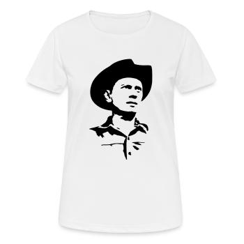 Yul Brunner - Frauen T-Shirt atmungsaktiv - Weiß - Vorne - AI Model Female 172 dark (172cm)