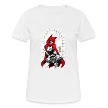 Petit chaperon rouge - T-shirt respirant Femme - blanc - Devant - AI Model Female 172 dark (172cm)