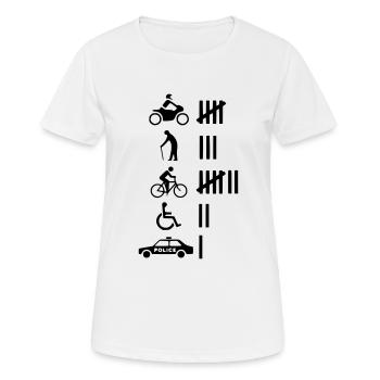 Car car - Women's Breathable T-Shirt - white - Front - AI Model Female 172 dark (172cm)