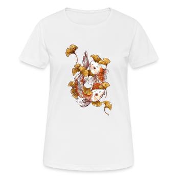 Koi - Women's Breathable T-Shirt - white - Front - AI Model Female 172 dark (172cm)