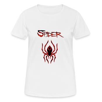 A Crazy Spider - T-shirt respirant Femme - blanc - Devant - AI Model Female 172 dark (172cm)