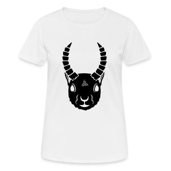 Écureuil démoniaque - T-shirt respirant Femme - blanc - Devant - AI Model Female 172 dark (172cm)