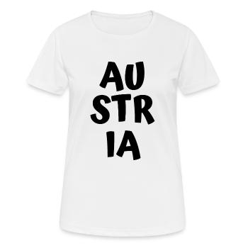 Austria - Women's Breathable T-Shirt - white - Front - AI Model Female 172 dark (172cm)