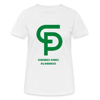 CP - T-shirt respirant Femme - blanc - Devant - AI Model Female 172 dark (172cm)
