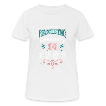 editor novelist school christmas contentwriter - Women's Breathable T-Shirt - white - Front - AI Model Female 172 dark (172cm)