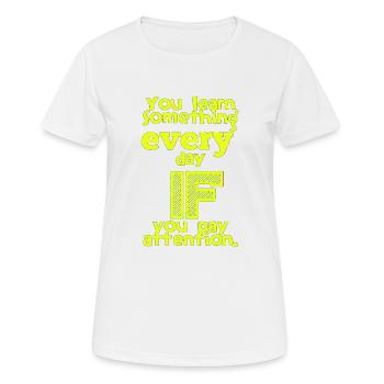 Abschlussfeier 2024 Abiturfeier - Frauen T-Shirt atmungsaktiv - Weiß - Vorne - AI Model Female 172 dark (172cm)