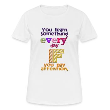 Abschlussfeier 2024 Abiturfeier - Frauen T-Shirt atmungsaktiv - Weiß - Vorne - AI Model Female 172 dark (172cm)