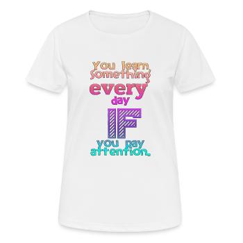 Abschlussfeier 2024 Abiturfeier - Frauen T-Shirt atmungsaktiv - Weiß - Vorne - AI Model Female 172 dark (172cm)