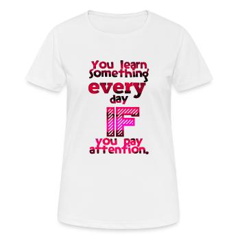 Abschlussfeier 2024 Abiturfeier - Frauen T-Shirt atmungsaktiv - Weiß - Vorne - AI Model Female 172 dark (172cm)