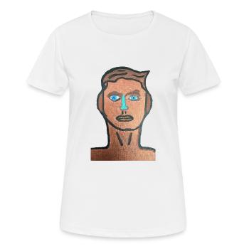 Just You - Frauen T-Shirt atmungsaktiv - Weiß - Vorne - AI Model Female 172 dark (172cm)