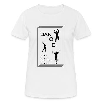 Dancing Dance Music - Women's Breathable T-Shirt - white - Front - AI Model Female 172 dark (172cm)