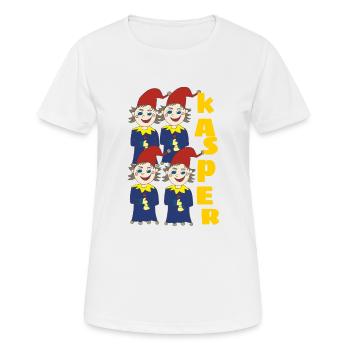kasper 4 - Frauen T-Shirt atmungsaktiv - Weiß - Vorne - AI Model Female 172 dark (172cm)