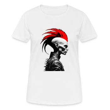 Le punkx - T-shirt respirant Femme - blanc - Devant - AI Model Female 172 dark (172cm)
