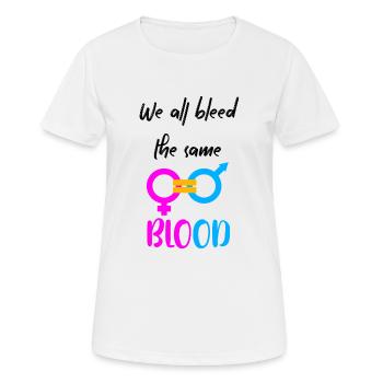 Equality - Women's Breathable T-Shirt - white - Front - AI Model Female 172 dark (172cm)
