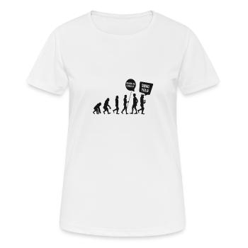 swag yolo youth youth language development go back - Women's Breathable T-Shirt - white - Front - AI Model Female 172 dark (172cm)