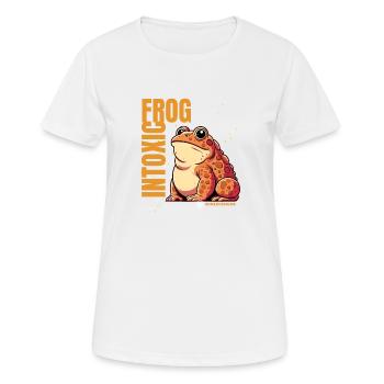 Der Froschprinz - Frauen T-Shirt atmungsaktiv - Weiß - Vorne - AI Model Female 172 dark (172cm)
