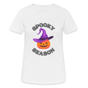 Spooky Season - Frauen T-Shirt atmungsaktiv - Weiß - Vorne - AI Model Female 172 dark (172cm)