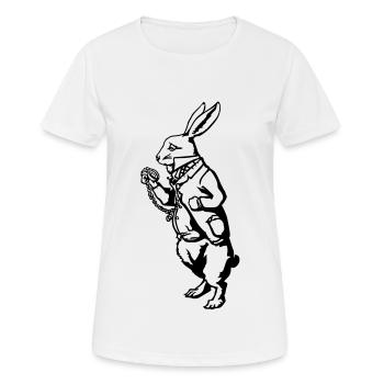 Rabbit - Women's Breathable T-Shirt - white - Front - AI Model Female 172 dark (172cm)