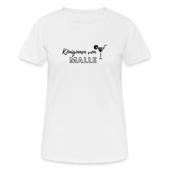 Königinnen von Malle - Frauen T-Shirt atmungsaktiv - Weiß - Vorne - AI Model Female 172 dark (172cm)