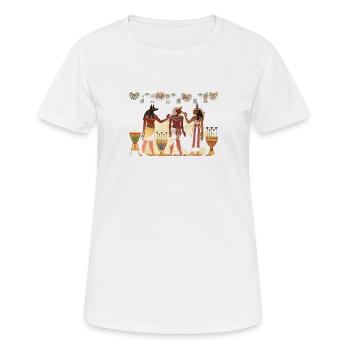 epoque Pharaon - T-shirt respirant Femme - blanc - Devant - AI Model Female 172 dark (172cm)