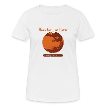 Mission to Mars ! - Women's Breathable T-Shirt - white - Front - AI Model Female 172 dark (172cm)