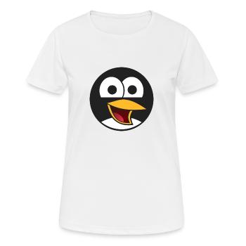 bande dessinée d'oiseau - T-shirt respirant Femme - blanc - Devant - AI Model Female 172 dark (172cm)