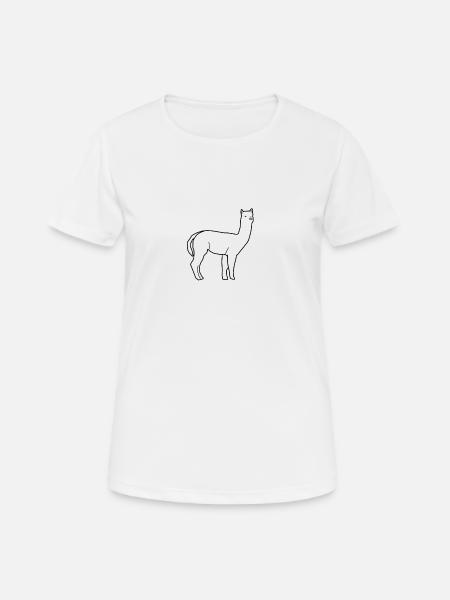 alpaca - Women's Breathable T-Shirt - white