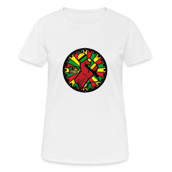 Reggae eu - Women's Breathable T-Shirt - white - Front - AI Model Female 172 dark (172cm)