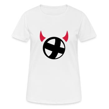 Cycle ball - Women's Breathable T-Shirt - white - Front - AI Model Female 172 dark (172cm)