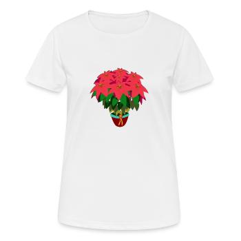 Blumenstrauß - Frauen T-Shirt atmungsaktiv - Weiß - Vorne - AI Model Female 172 dark (172cm)