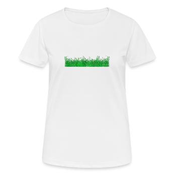 weed - Women's Breathable T-Shirt - white - Front - AI Model Female 172 dark (172cm)