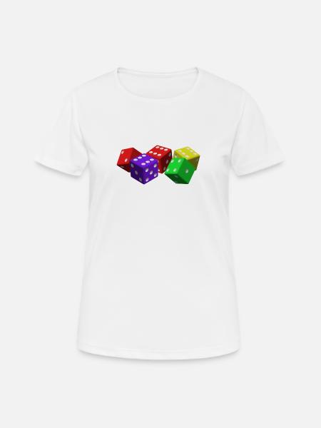 cube - Women's Breathable T-Shirt - white