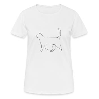 Kitten cat cats cats - Women's Breathable T-Shirt - white - Front - AI Model Female 172 dark (172cm)