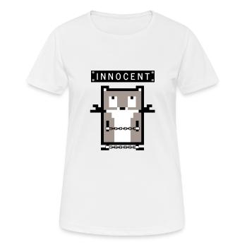 Prisonhamster - T-shirt respirant Femme - blanc - Devant - AI Model Female 172 dark (172cm)
