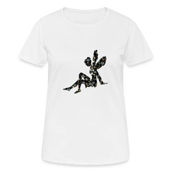 Elfe - Frauen T-Shirt atmungsaktiv - Weiß - Vorne - AI Model Female 172 dark (172cm)