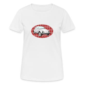 coccinelle - T-shirt respirant Femme - blanc - Devant - AI Model Female 172 dark (172cm)