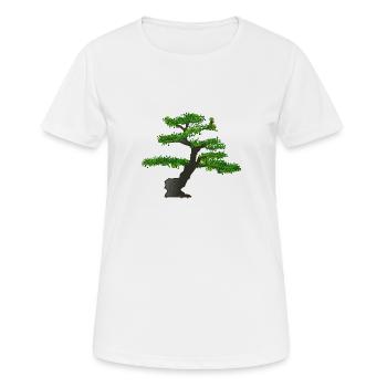 bonsai - Women's Breathable T-Shirt - white - Front - AI Model Female 172 dark (172cm)