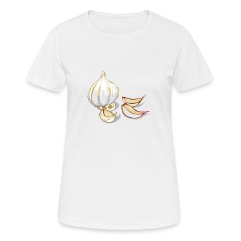 ail - T-shirt respirant Femme - blanc - Devant - AI Model Female 172 dark (172cm)