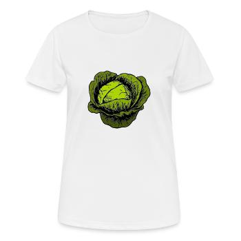 Chou chou - T-shirt respirant Femme - blanc - Devant - AI Model Female 172 dark (172cm)