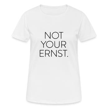 Not Your Serious. - Women's Breathable T-Shirt - white - Front - AI Model Female 172 dark (172cm)