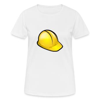 casque - T-shirt respirant Femme - blanc - Devant - AI Model Female 172 dark (172cm)