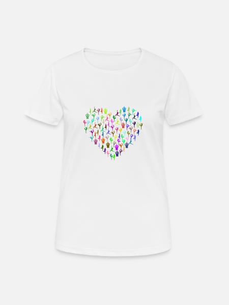 Yoga Femme - T-shirt respirant Femme - blanc