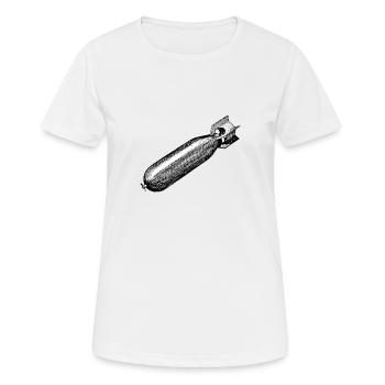 bomb - Frauen T-Shirt atmungsaktiv - Weiß - Vorne - AI Model Female 172 dark (172cm)