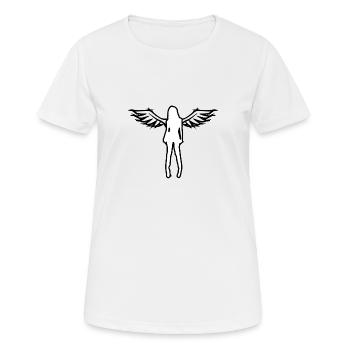 Angel, Gothic - Women's Breathable T-Shirt - white - Front - AI Model Female 172 dark (172cm)