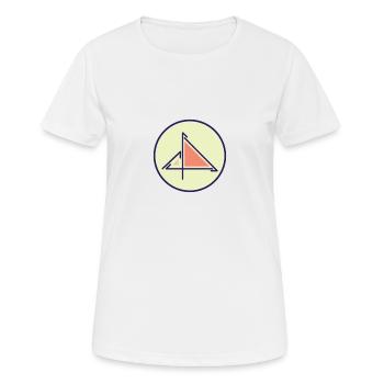 4 fantastiques minimalistes - T-shirt respirant Femme - blanc - Devant - AI Model Female 172 dark (172cm)