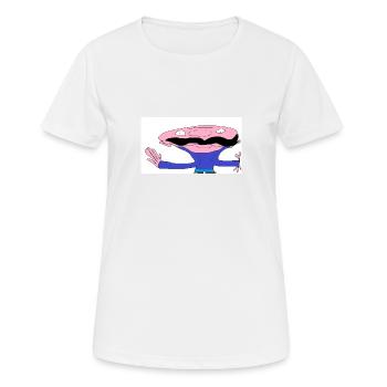 Baptiste Fréponge - T-shirt respirant Femme - blanc - Devant - AI Model Female 172 dark (172cm)