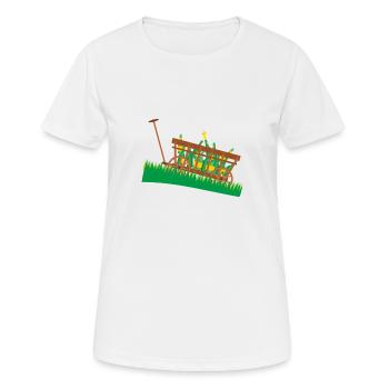 Kohlfahrt Alkohol Feiern Kalt Bollerwagen Geschenk - Frauen T-Shirt atmungsaktiv - Weiß - Vorne - AI Model Female 172 dark (172cm)