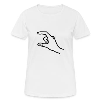 Main - T-shirt respirant Femme - blanc - Devant - AI Model Female 172 dark (172cm)