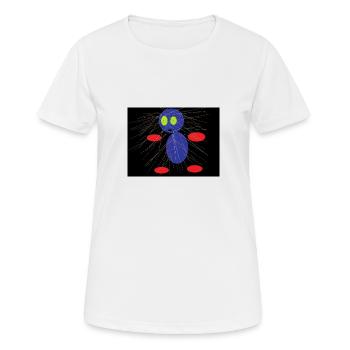 Abstrakte Kunst - Frauen T-Shirt atmungsaktiv - Weiß - Vorne - AI Model Female 172 dark (172cm)